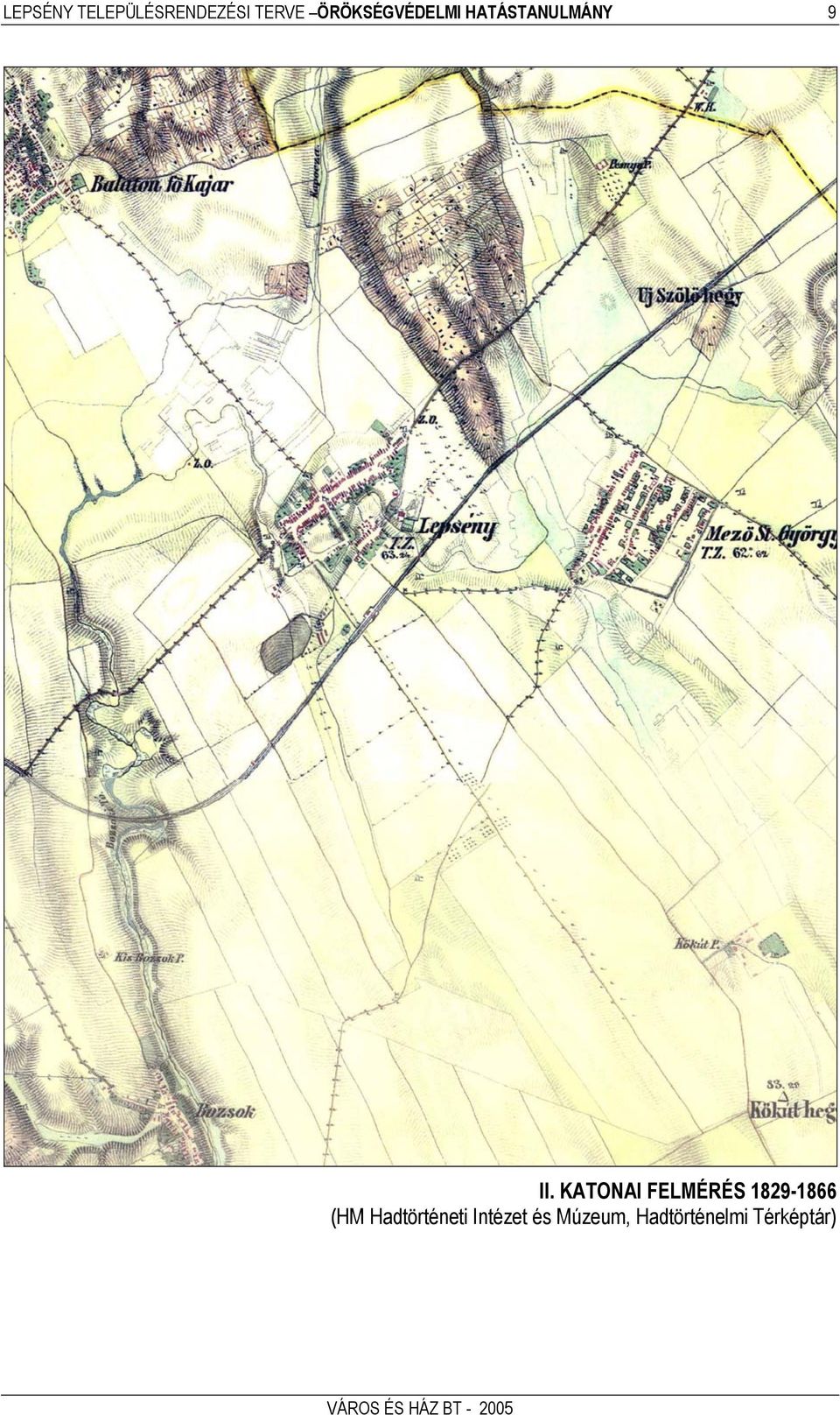 KATONAI FELMÉRÉS 1829-1866 (HM