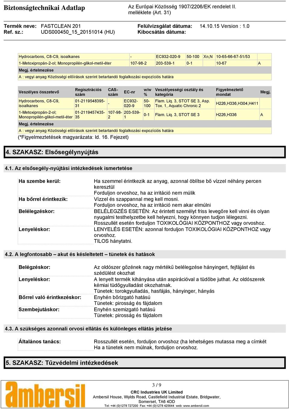 Monopropilén-glikol-metil-éter Megj.