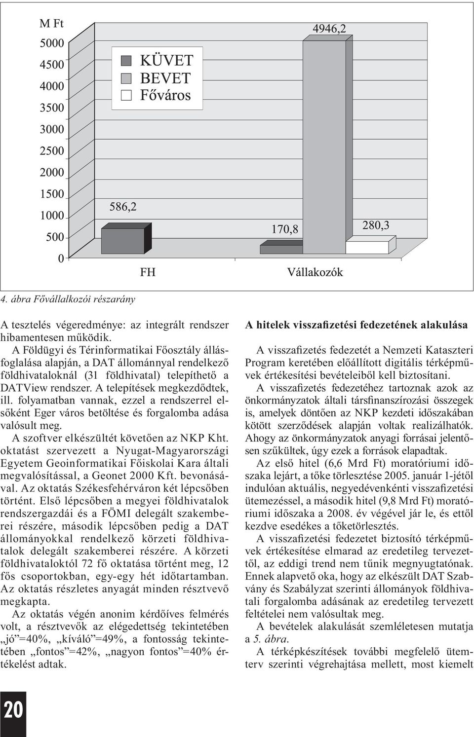 folyamatban vannak, ezzel a rendszerrel elsőként Eger város betöltése és forgalomba adása valósult meg. A szoftver elkészültét követően az NKP Kht.