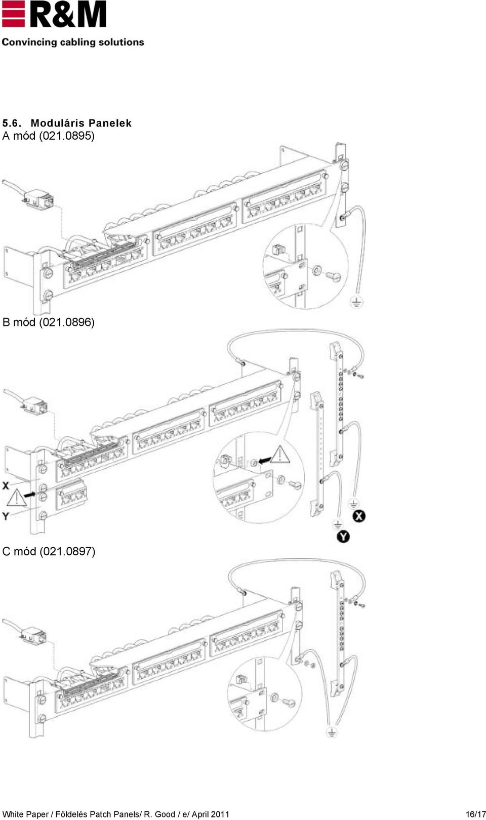 0897) White Paper / Földelés Patch