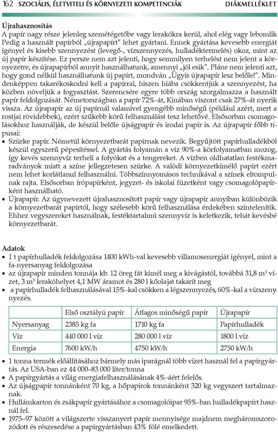 Ez persze nem azt jelenti, hogy semmilyen terhelést nem jelent a környezetre, és újrapapírból annyit használhatunk, amennyi jól esik.