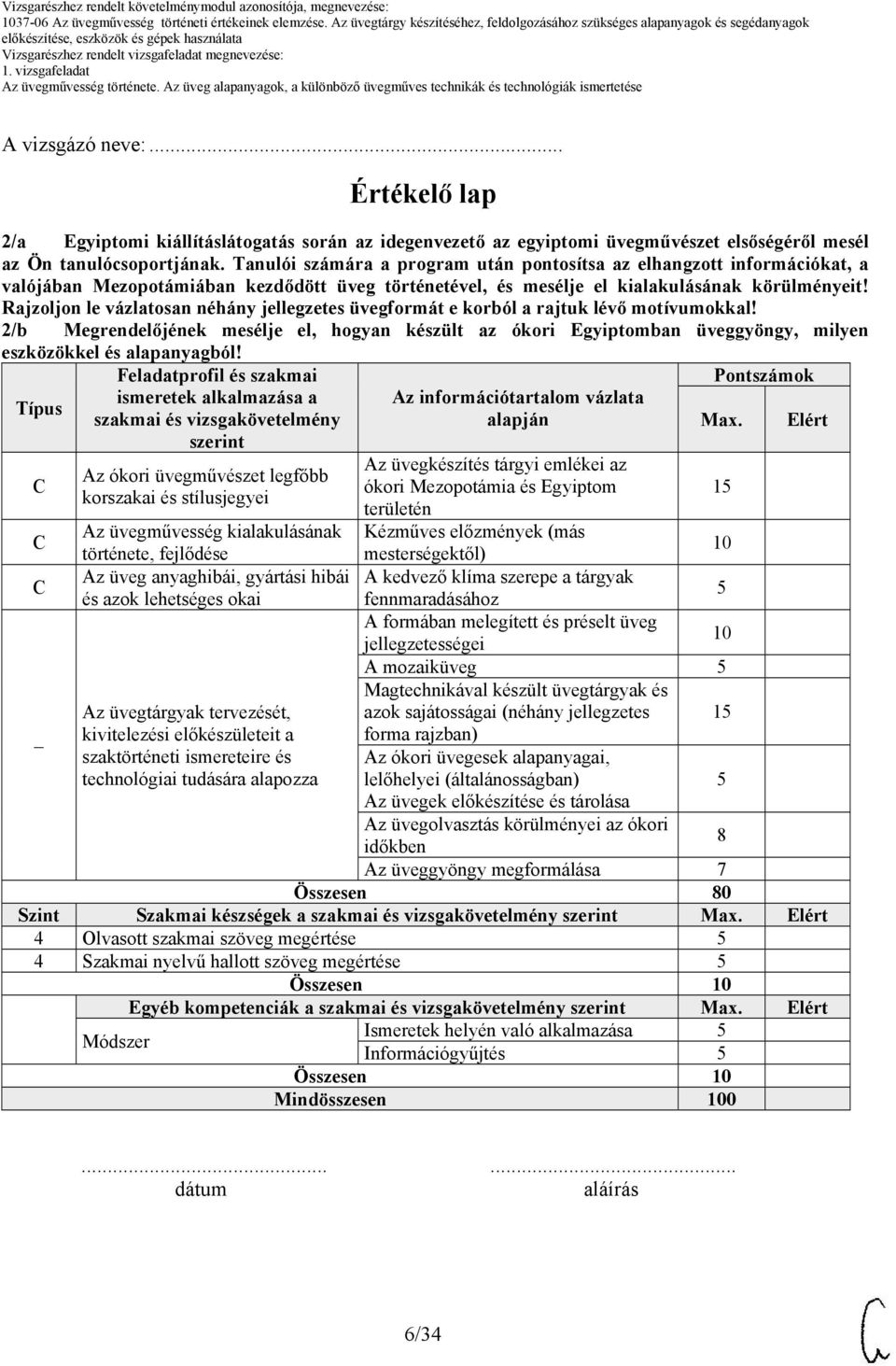 Tanulói számára a program után pontosítsa az elhangzott információkat, a valójában Mezopotámiában kezdődött üveg történetével, és mesélje el kialakulásának körülményeit!