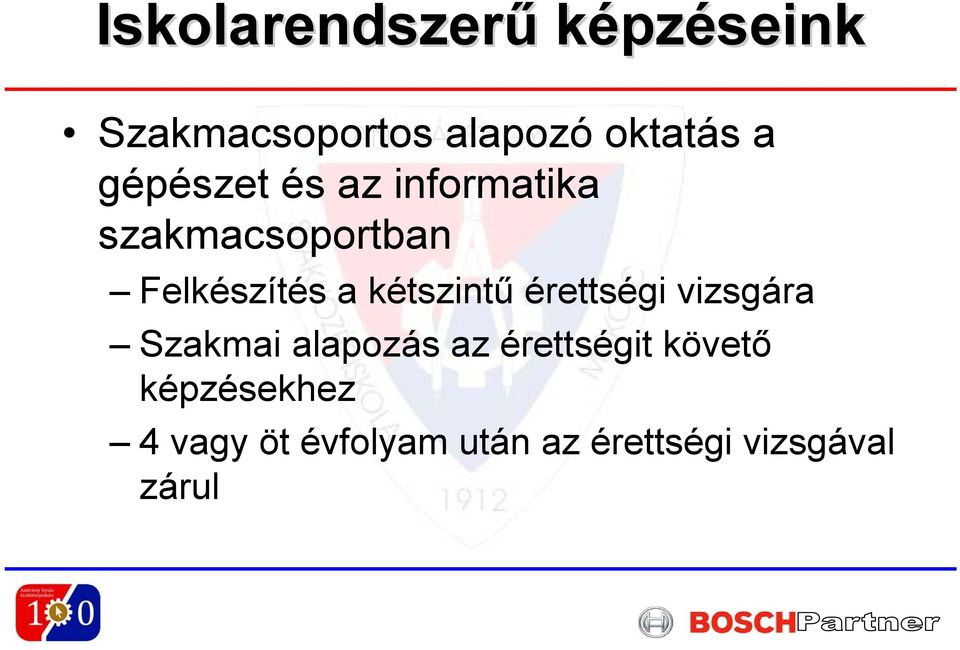 kétszintű érettségi vizsgára Szakmai alapozás az érettségit