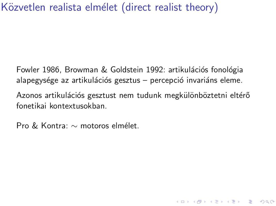 gesztus percepció invariáns eleme.