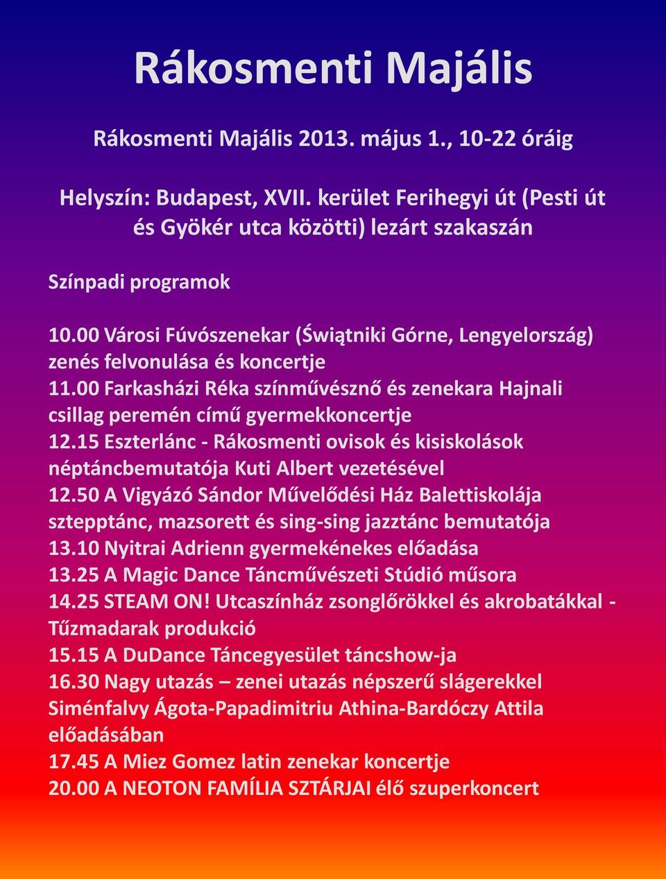 15 Eszterlánc - Rákosmenti ovisok és kisiskolások néptáncbemutatója Kuti Albert vezetésével 12.