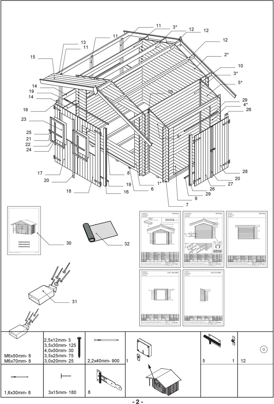 GEVELPUNT GIEBELPUNKT GABLE 18x98 380 3 1 WANDBALK BLOCKBOHLE WALL LOG 18x98 380 36 WANDBALK BLOCKBOHLE WALL LOG 18x98 354 1 1 WANDBALK BLOCKBOHLE WALL LOG 18x98 380 POS NR AANTAL OMSCHRIJVING