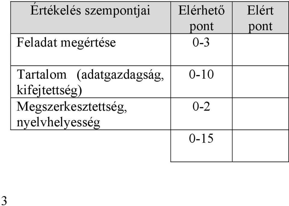 (adatgazdagság, kifejtettség)