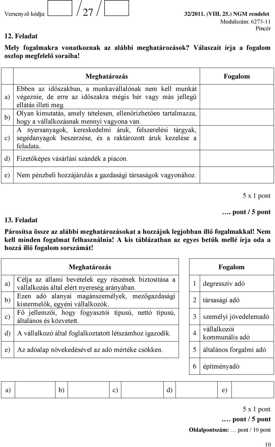 Olyan kimutatás, amely tételesen, ellenőrizhetően tartalmazza, hogy a vállalkozásnak mennyi vagyona van.