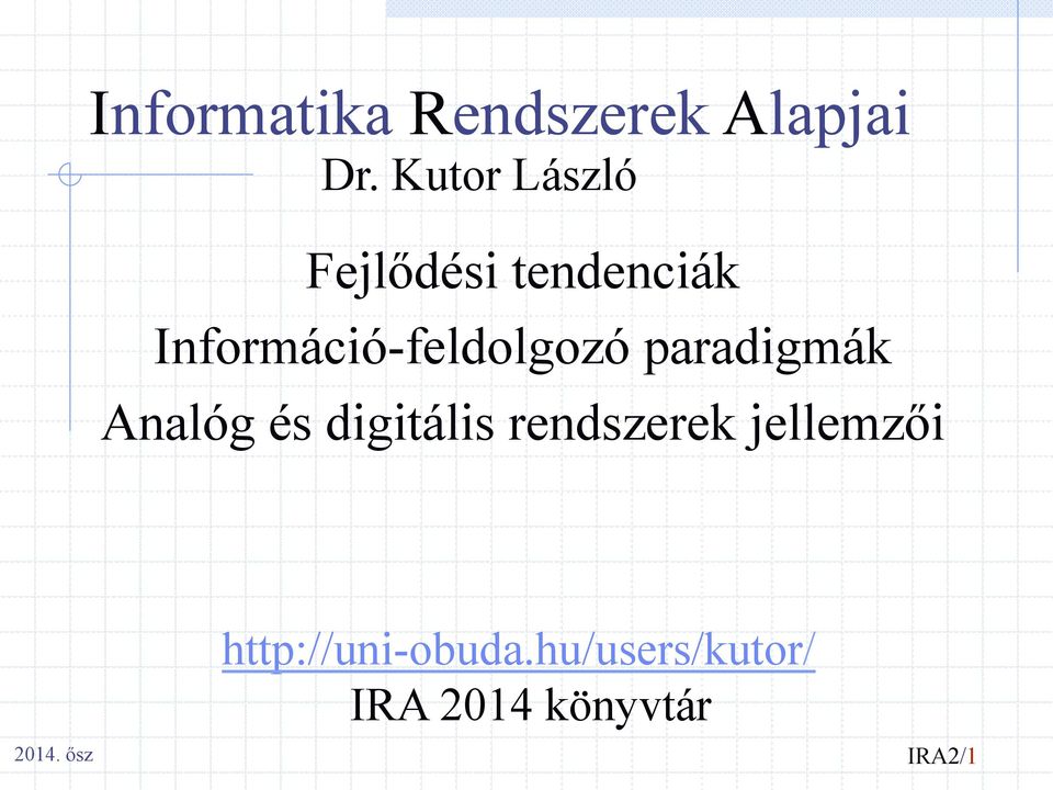 Informatika Rendszerek Alapjai - PDF Free Download