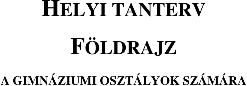 GIMNÁZIUMI