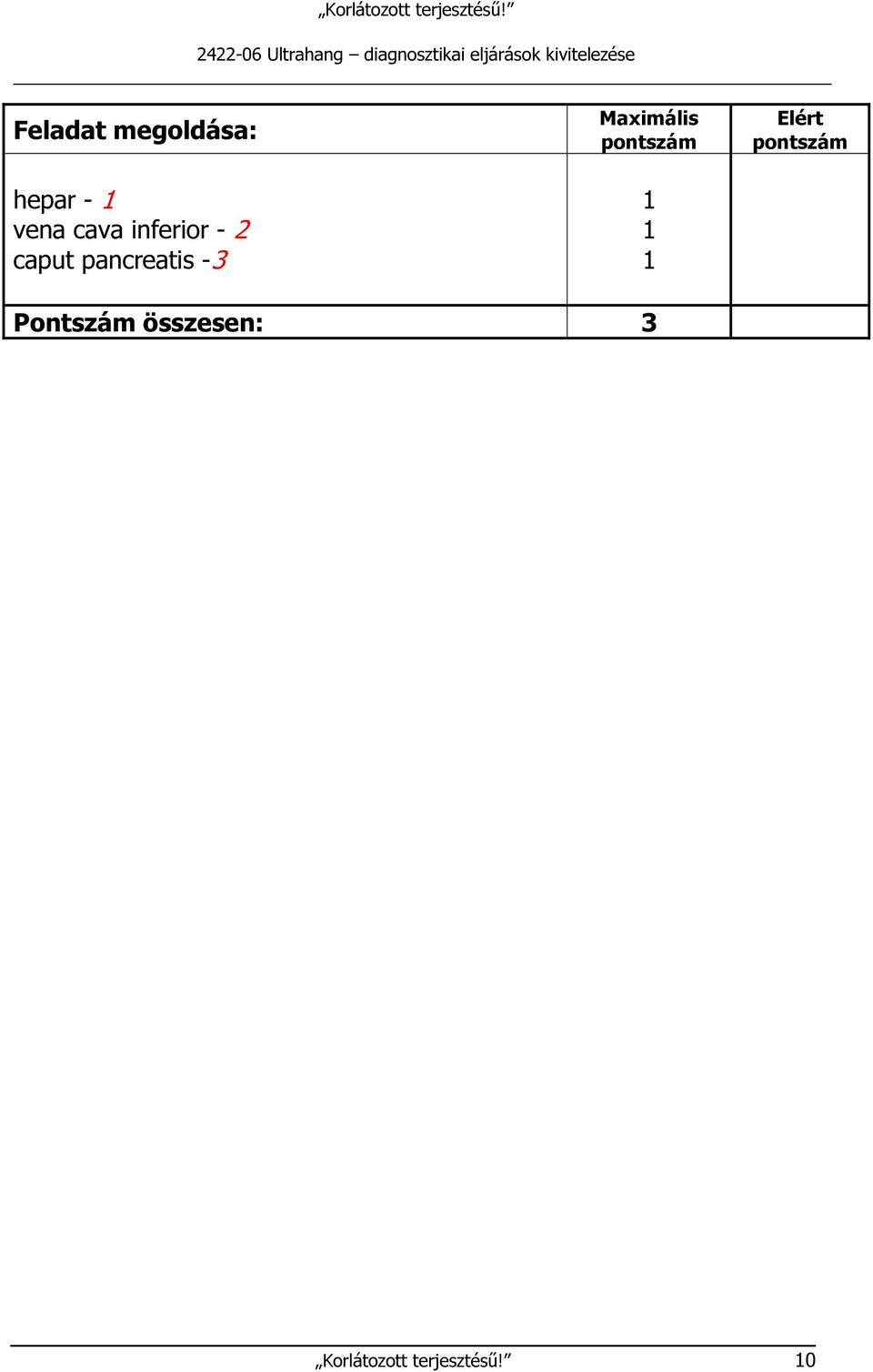 pancreatis -3 Maximális