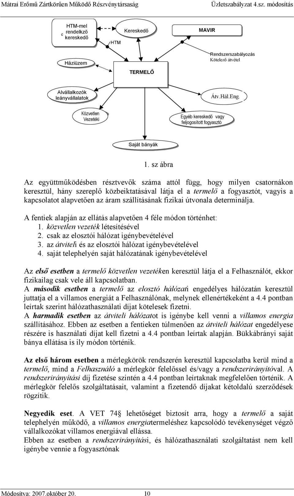 sz ábra Az együttműködésben résztvevők száma attól függ, hogy milyen csatornákon keresztül, hány szereplő közbeiktatásával látja el a termelő a fogyasztót, vagyis a kapcsolatot alapvetően az áram