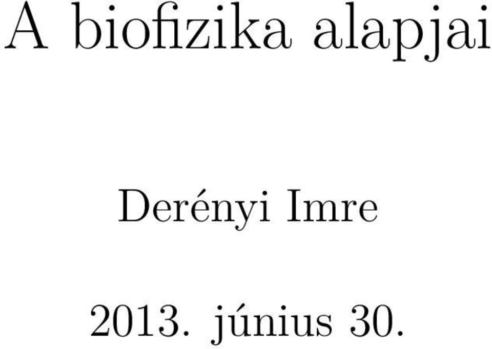 Derényi Imre