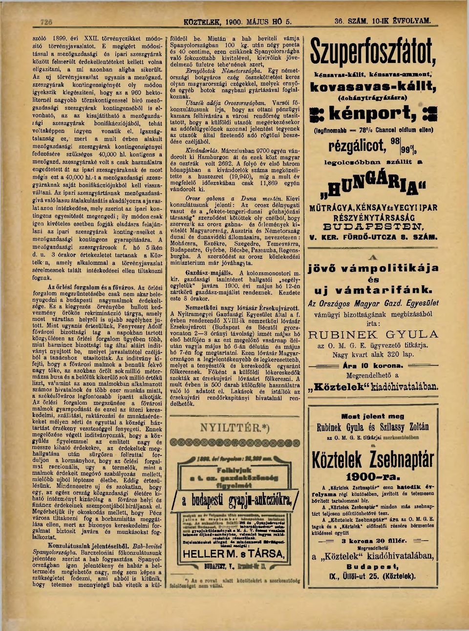 szeszgyárak kontingensigényét oly módon igyekszik kiegészíteni, hogy az a 960 hektoliternél nagyobb törzskontigenssel biró mezőgazdasági szeszgyárak kontingenséből is elvonható, az az kisajátítható a