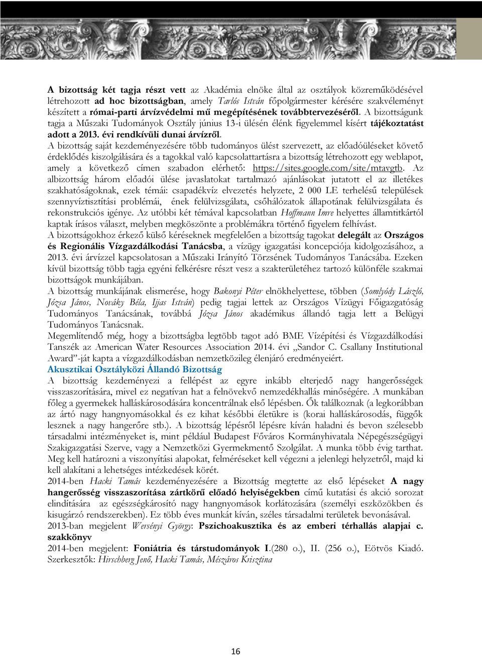 évi rendkívüli dunai árvízről.