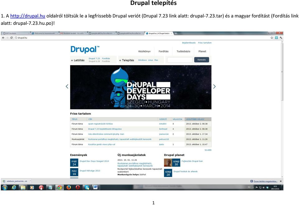 veriót (Drupal 7.23 