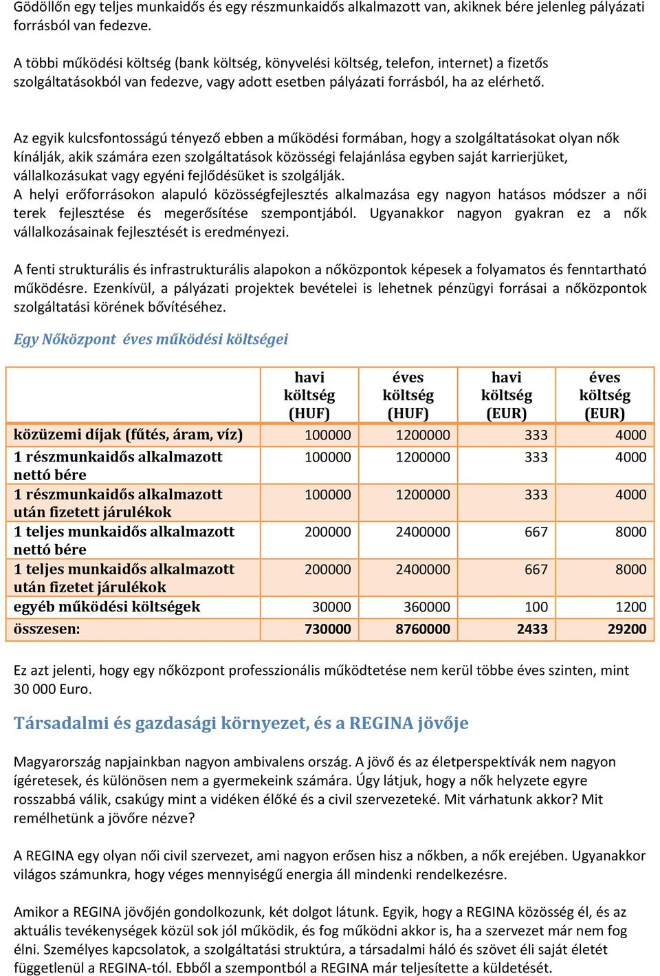 Az egyik kulcsfontosságú tényező ebben a működési formában, hogy a szolgáltatásokat olyan nők kínálják, akik számára ezen szolgáltatások közösségi felajánlása egyben saját karrierjüket,