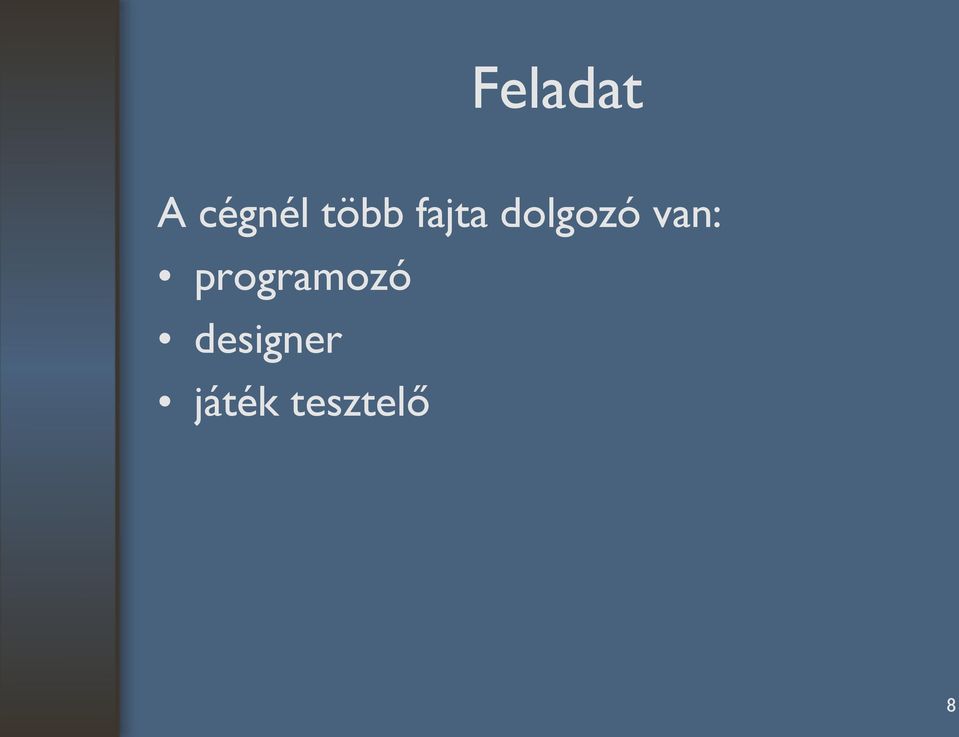 van: programozó