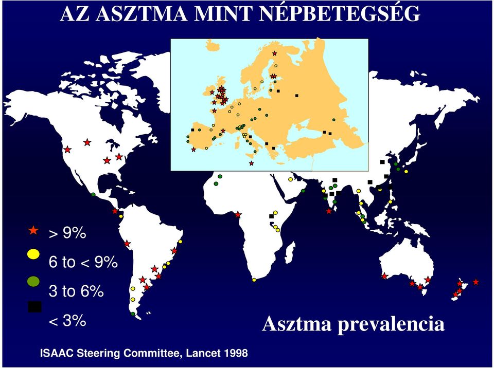 Asztma prevalencia ISAAC