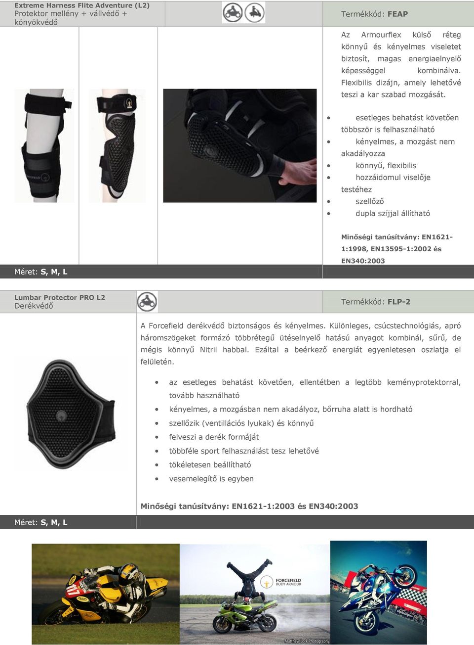 Termékkód: FBPP-2K, Női: FLBPPK. Back Protector PRO L2K PRO hátvédő. A  Forcefield többszörös tesztnyertes PRO L2 - PDF Ingyenes letöltés