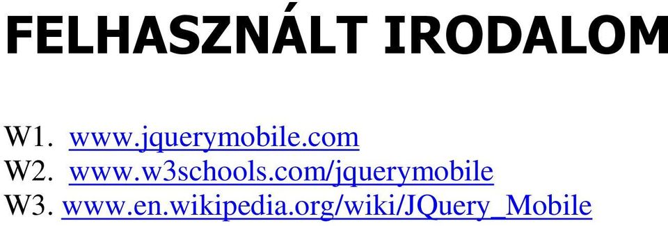 w3schools.com/jquerymobile W3.