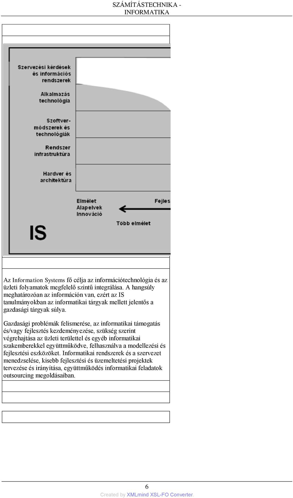 Gazdasági problémák felismerése, az informatikai támogatás és/vagy fejlesztés kezdeményezése, szükség szerint végrehajtása az üzleti területtel és egyéb informatikai