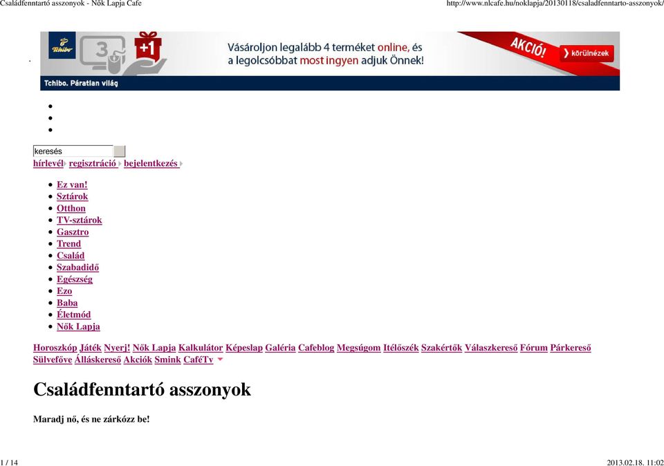 teljes munkaidős apu