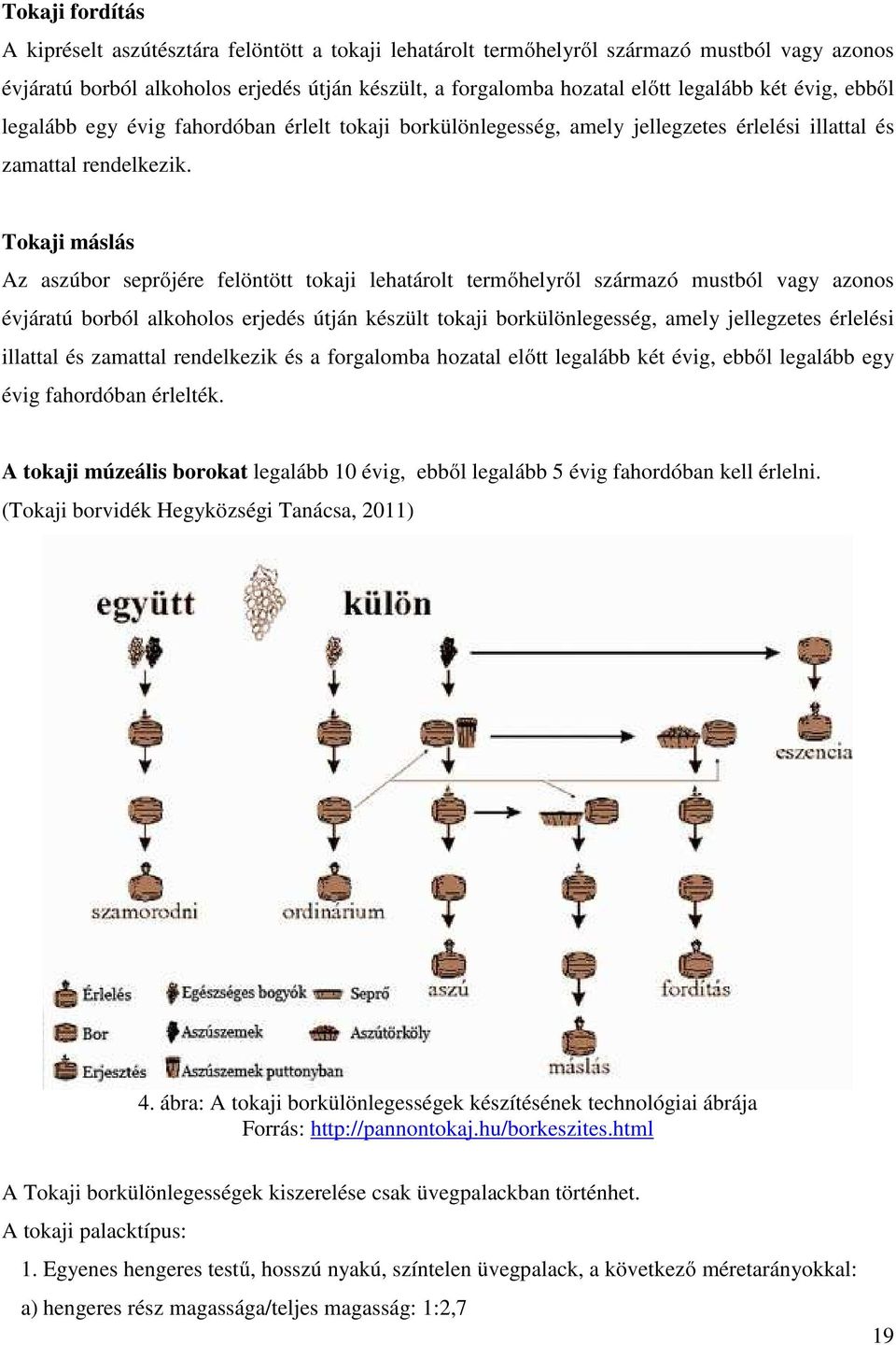 Tokaji máslás Az aszúbor seprőjére felöntött tokaji lehatárolt termőhelyről származó mustból vagy azonos évjáratú borból alkoholos erjedés útján készült tokaji borkülönlegesség, amely jellegzetes