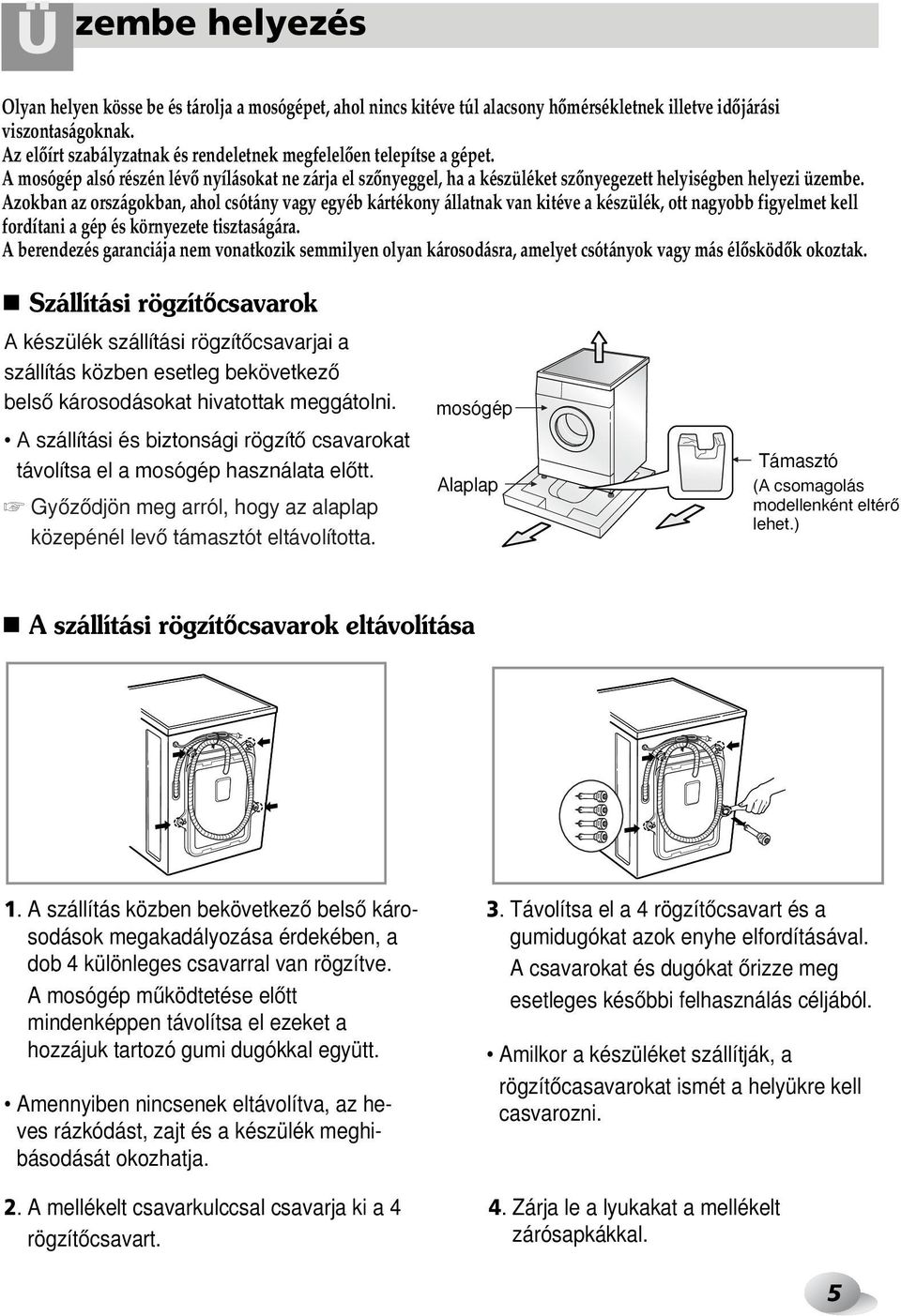 Használati útmutató a típusú mosógéphez - PDF Free Download