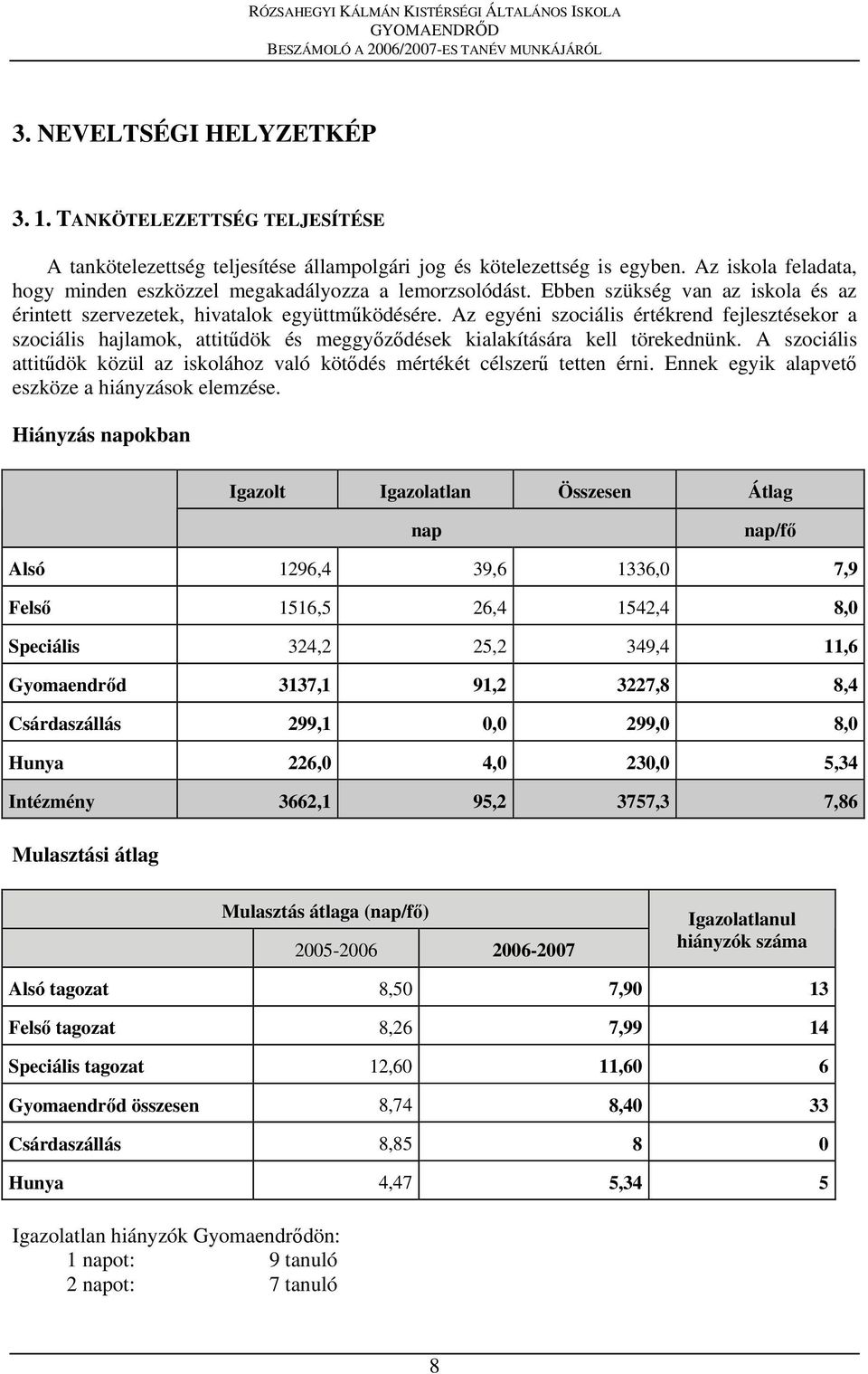 Az egyéni szociális értékrend fejlesztésekor a szociális hajlamok, attitűdök és meggyőződések kialakítására kell törekednünk.