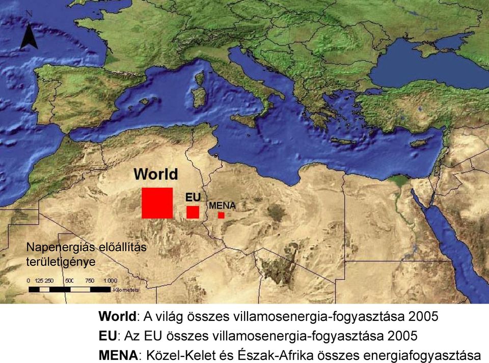 Az EU összes villamosenergia-fogyasztása 2005