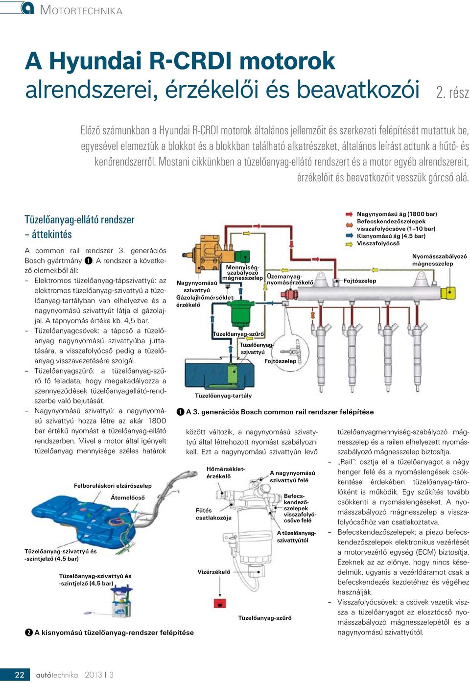 A Hyundai R-CRDI motorok alrendszerei, érzékelői és beavatkozói 2. rész -  PDF Free Download