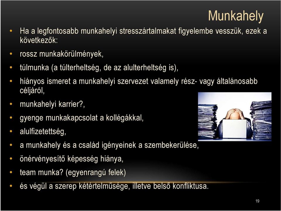munkahelyi karrier?