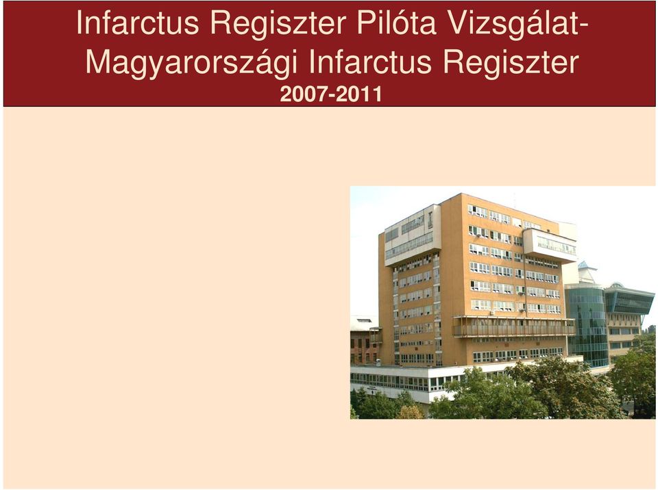 Infarctus Regiszter