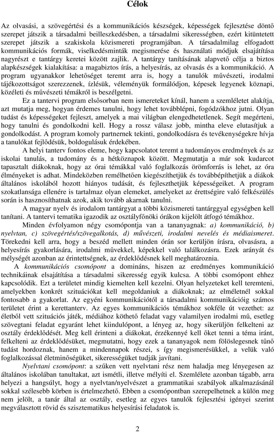 Kommunikáció magyar nyelv és irodalom - PDF Free Download