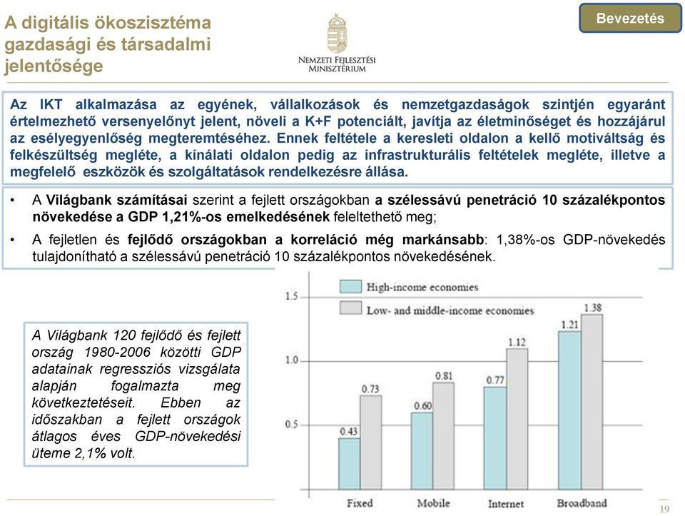 Ennek feltétele a keresleti oldalon a kellő motiváltság és felkészültség megléte, a kínálati oldalon pedig az infrastrukturális feltételek megléte, illetve a megfelelő eszközök és szolgáltatások