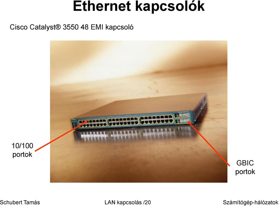 kapcsolók 10/100 portok