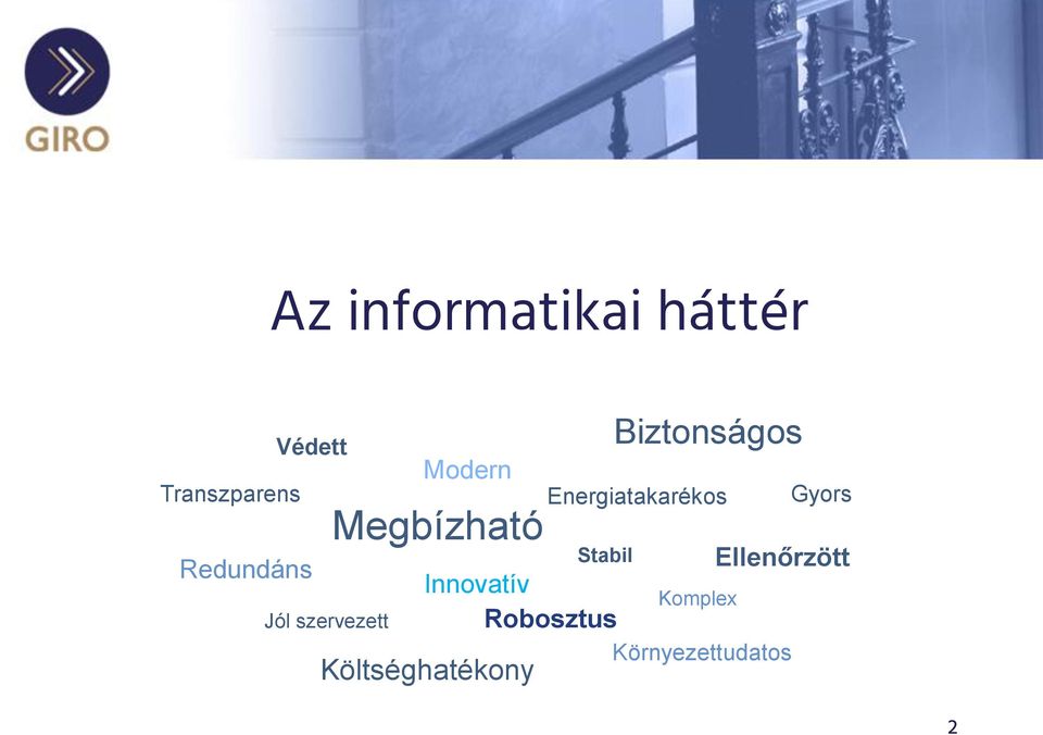 Innovatív Robosztus Költséghatékony Biztonságos