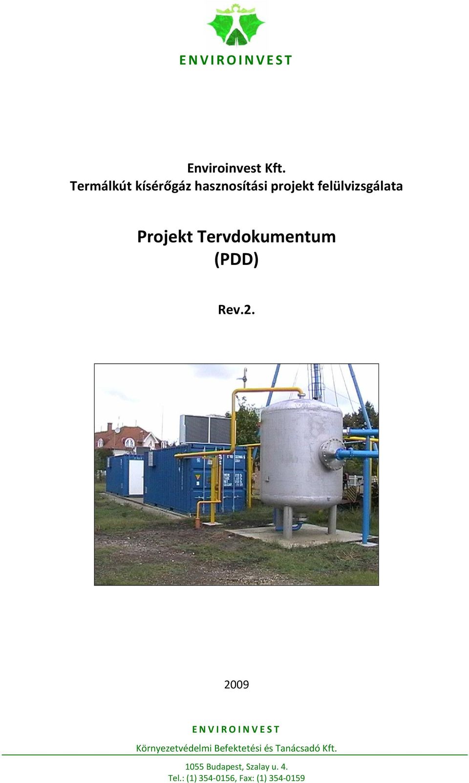 Projekt Tervdokumentum (PDD) Rev.2.