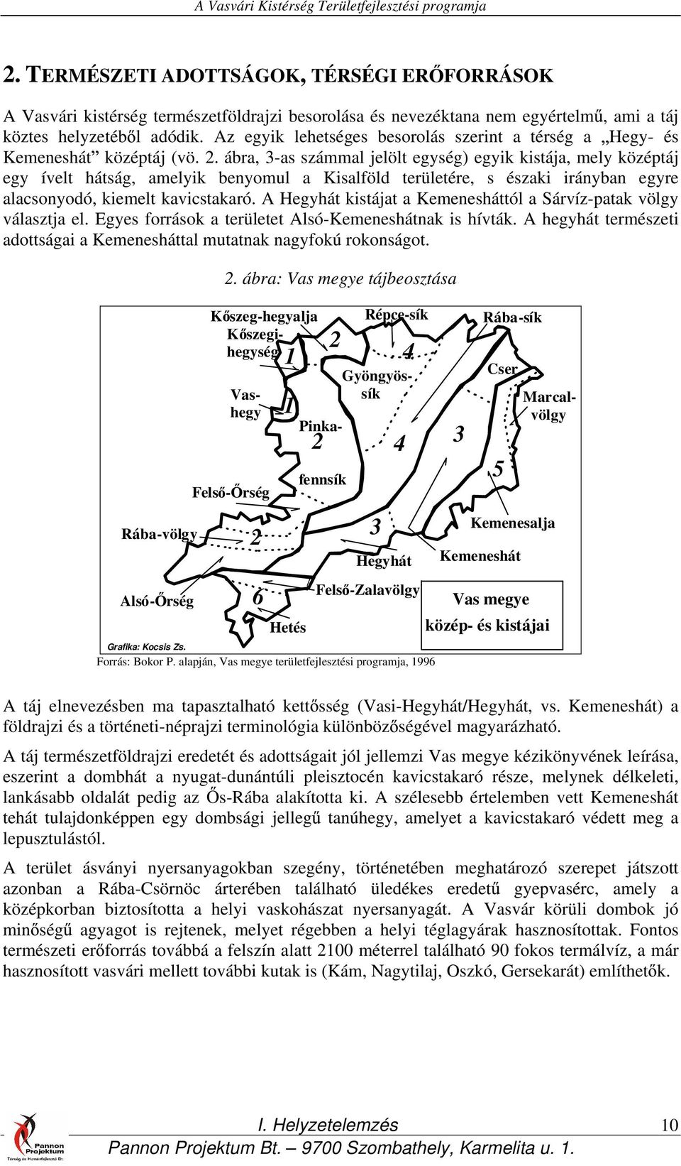 Az egyik lehetséges besorolás szerint a térség a Hegy- és Kemeneshát középtáj (vö. 2.