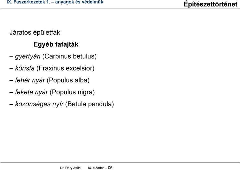 fehér nyár (Populus alba) fekete nyár (Populus