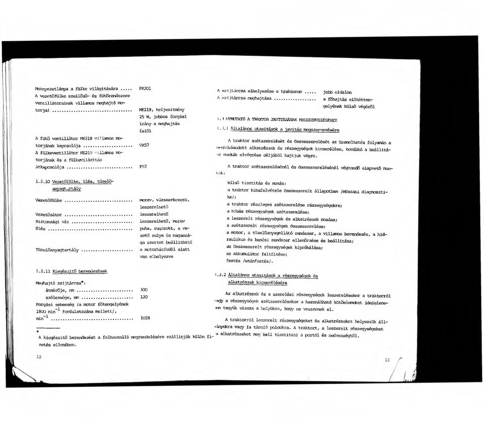 .. merev, vázszerkezetű, leszerelhető P57 Vezetősátor... leszerelhető Biztonsági váz... leszerelhető, merev Tüzelőanyagtartály... Ülés.