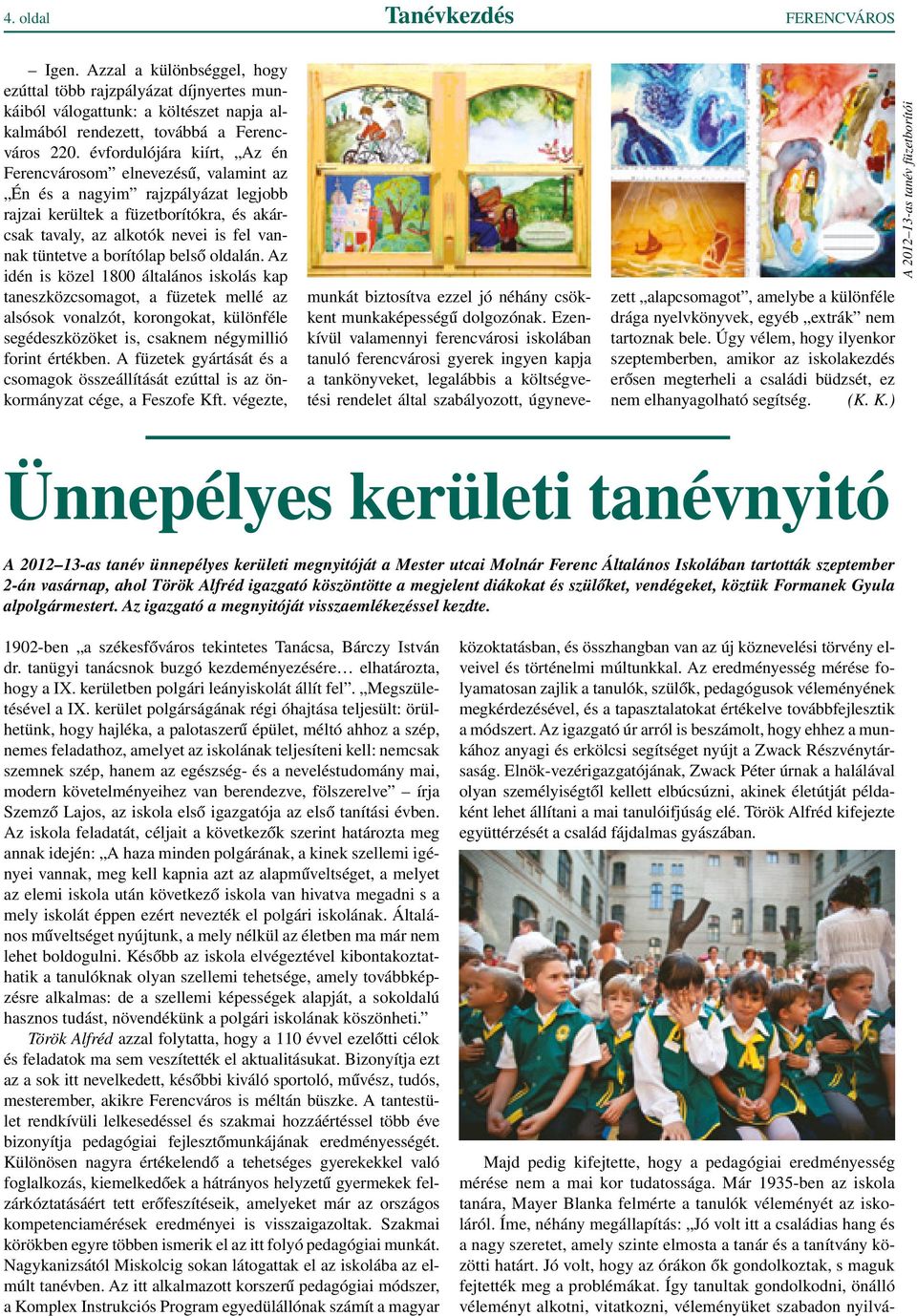 borítólap belsô oldalán.
