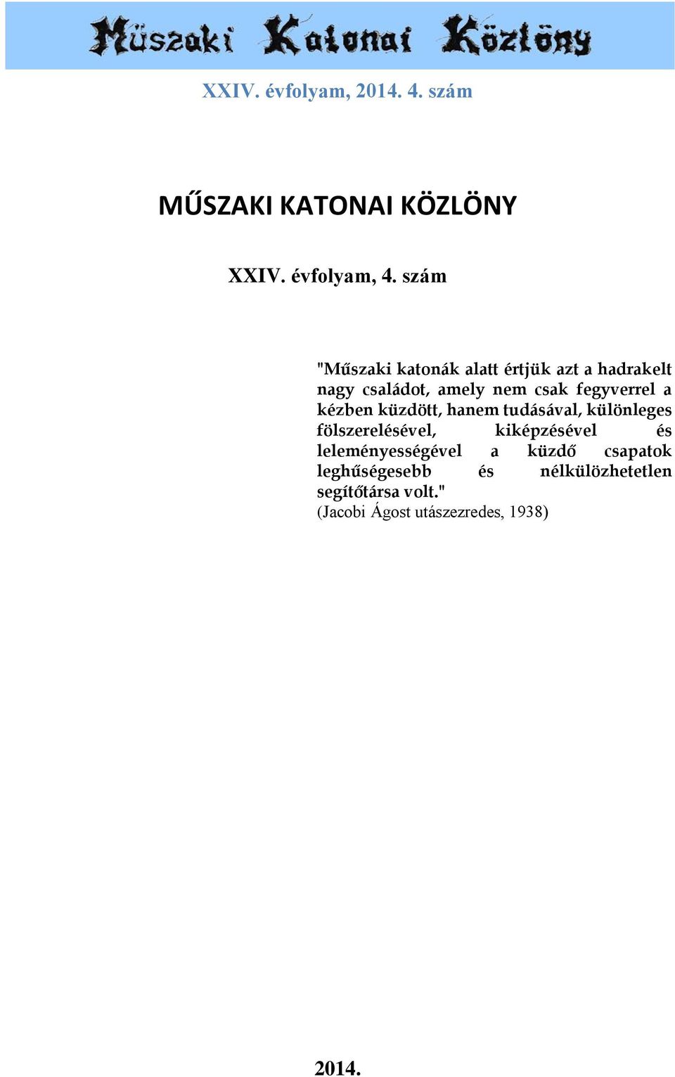 MŰSZAKI KATONAI KÖZLÖNY - PDF Ingyenes letöltés