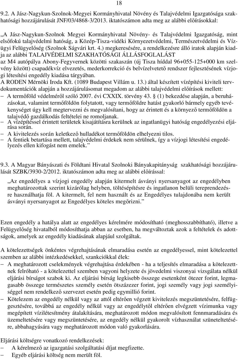 Természetvédelmi és Vízügyi Felügyelőség (Szolnok Ságvári krt. 4.