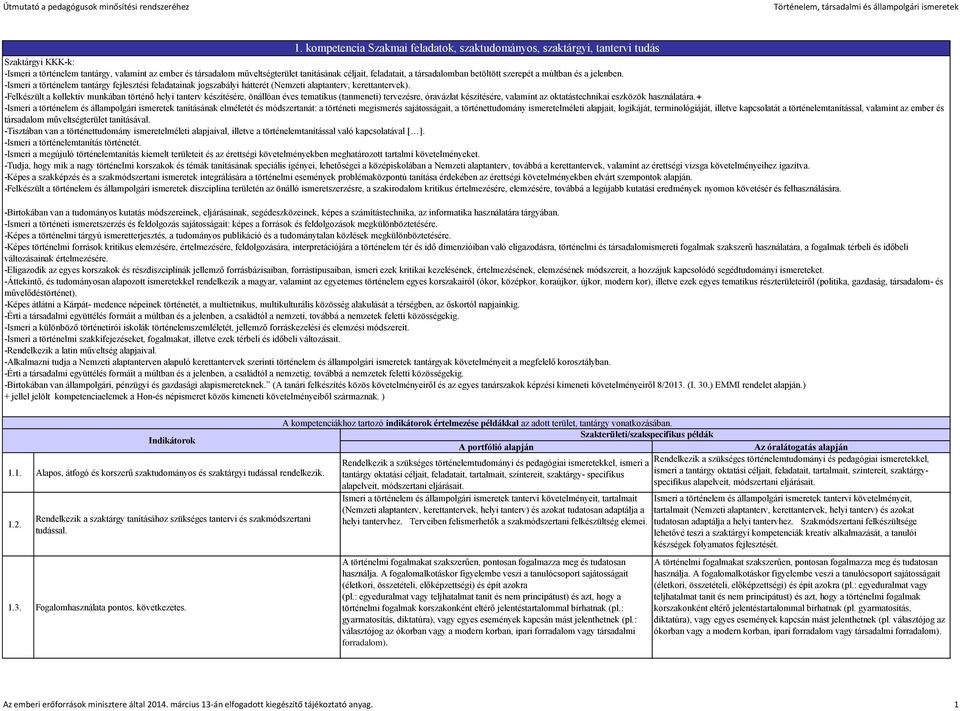 -Felkészült a kollektív munkában történő helyi tanterv készítésére, önállóan éves tematikus (tanmeneti) tervezésre, óravázlat készítésére, valamint az oktatástechnikai eszközök használatára.