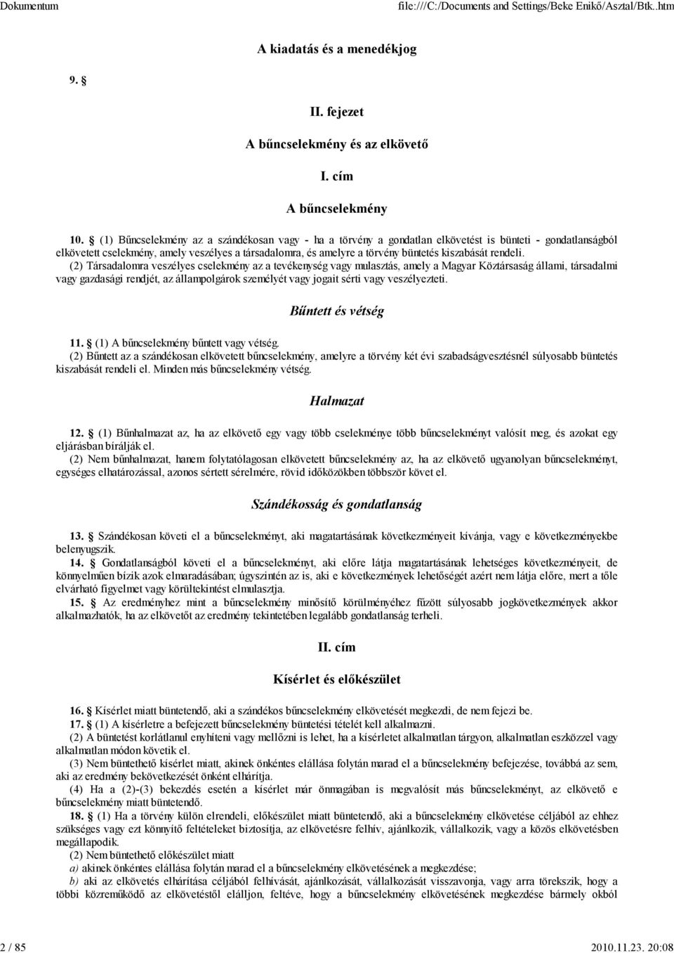 kiszabását rendeli.