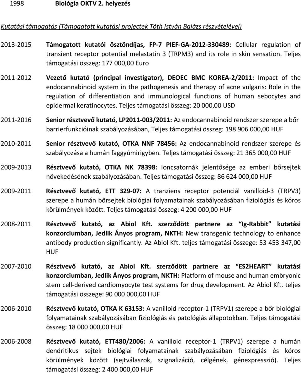 receptor potential melastatin 3 (TRPM3) and its role in skin sensation.