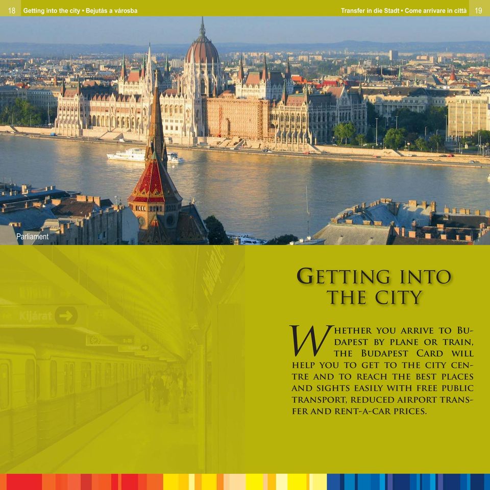 the Budapest Card will help you to get to the city centre and to reach the best places