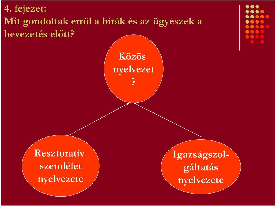 Közös nyelvezet?